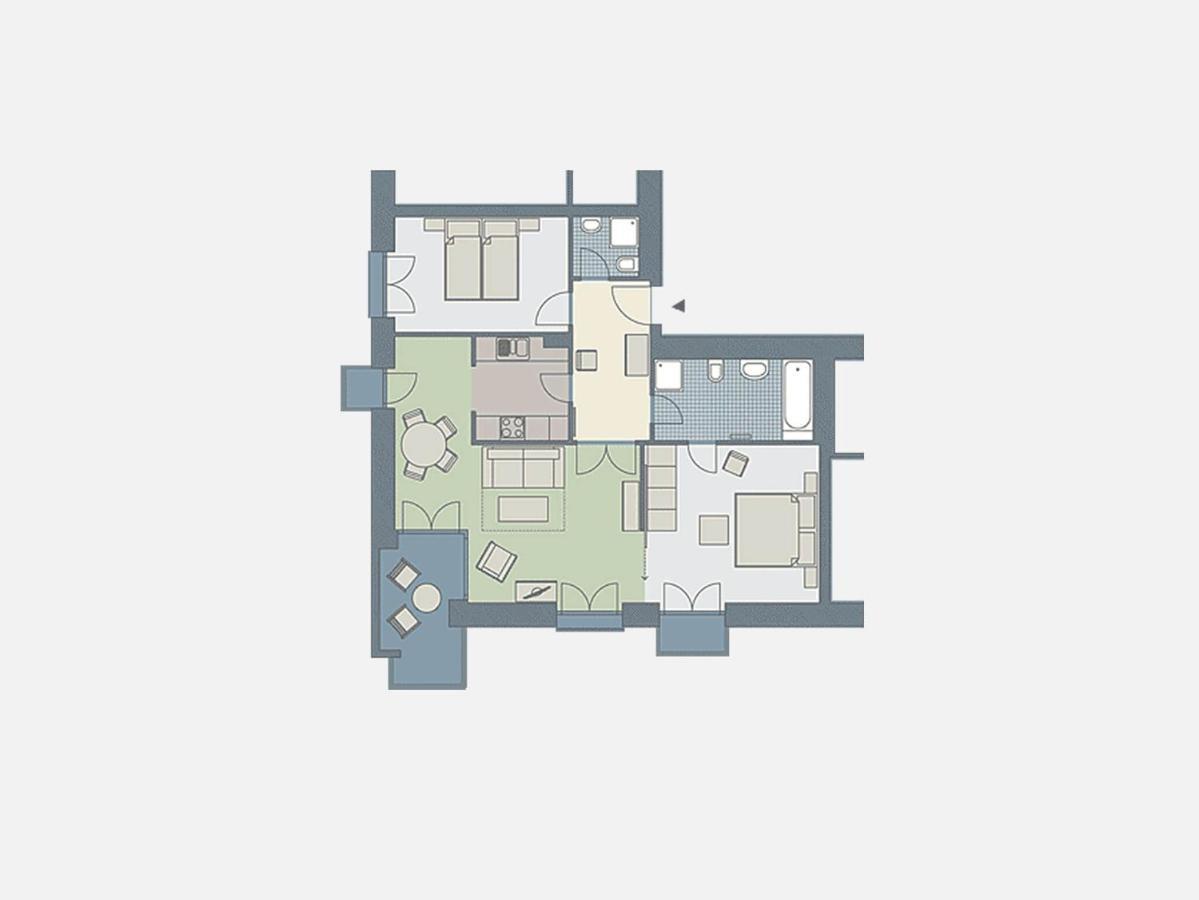 Kaiservillen Heringsdorf - Ferienwohnung Mit 2 Schlafzimmern Und Balkon D202 Luaran gambar